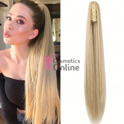 Extensie de par coada dreapta cu cleste 70 cm  Blond Deschis Ash DS0318885#